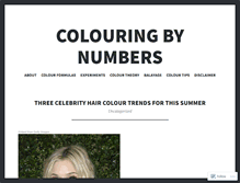 Tablet Screenshot of colouringbynumbers.com
